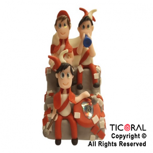 ADORNO MAQUETA TRIBUNA RIVER PLATE PORCELANA FRIA x 1